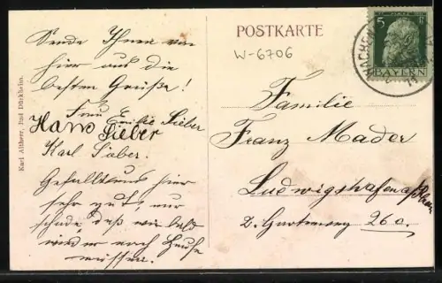 AK Wachenheim a. d. Hdt., Totalansicht, Wachtenburg