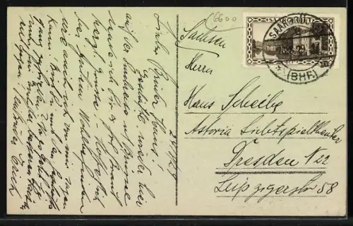 AK Saarbrücken, Partie an der Saar