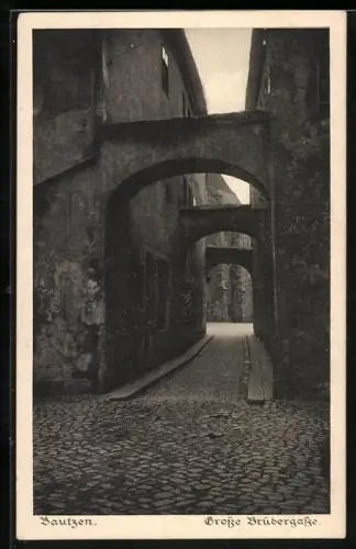 AK Bautzen, In der Grossen Brüdergasse