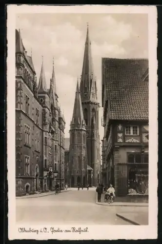 AK Oldenburg i. O., Partie am Rathaus