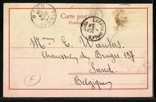 AK Weiblicher Schimpanse mit ihrem Kind