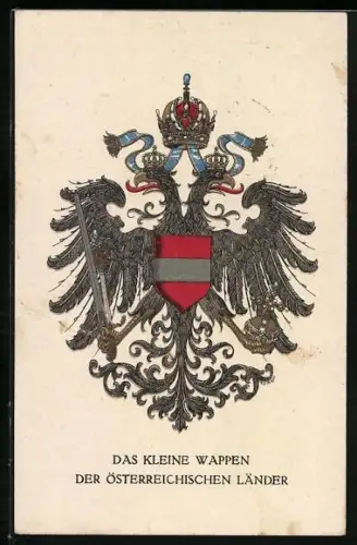 AK Österreich, das Wappentier, Rotes Kreuz