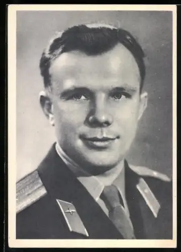 AK Juri Gagarin, Portrait des Kosmonauten
