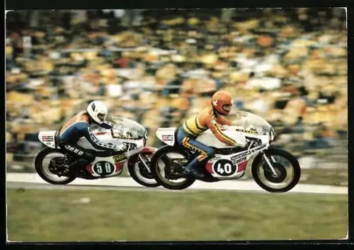 AK Motorrad-Rennen mit Yamaha-Motorrad