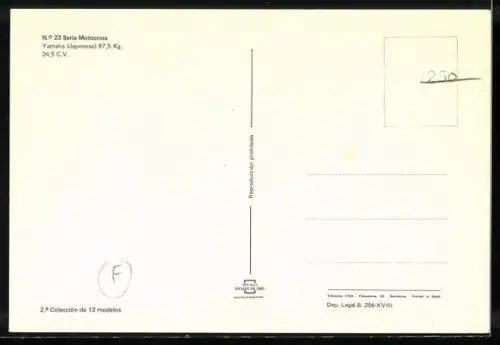 AK Rennfahrer Hakan Andersson auf Yamaha-Motorrad