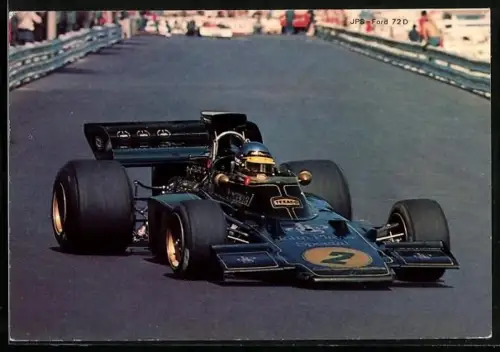 AK Formel 1 Wagen auf der Rennstrecke