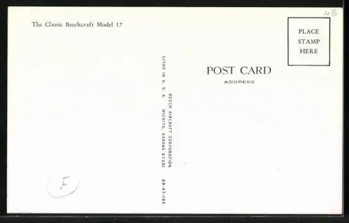 AK Flugzeug Beechcraft Model 17