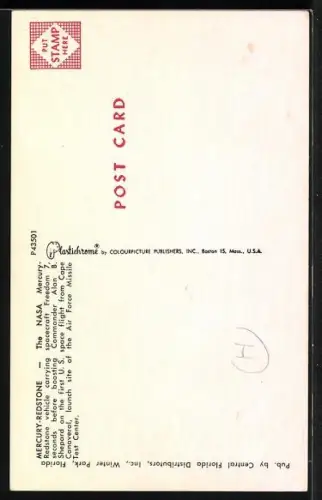 AK NASA Mercury-Redstone Vehicle, Raumfahrt