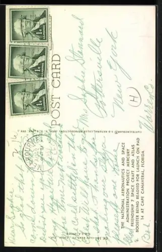 AK Project Mercury Friendship 7 Space Craft and Atlas Booster, Raumfahrt