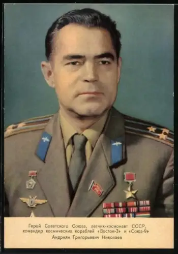 AK Kosmonaut Nikolajew, Raumfahrt