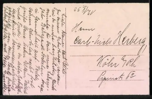 AK Auto mit Anhänger