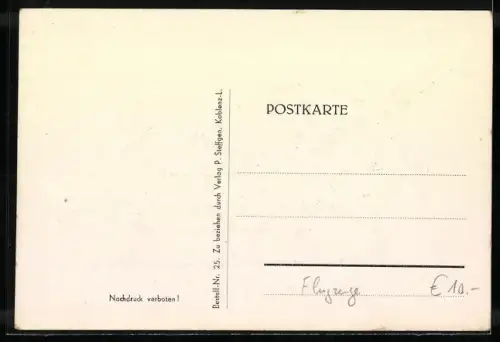 AK Fliegerlatein, Flugzeug der Luftwaffe