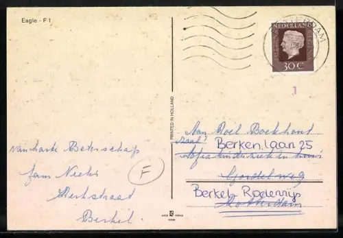 AK Formel 1, Eagle-Rennwagen in schwarz, Autorennen