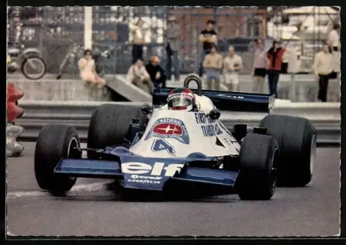 AK F1 Tyrrell Elf 008 bei einem Autorennen