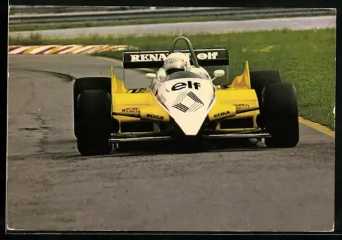 AK Renault bei einem Autorennen