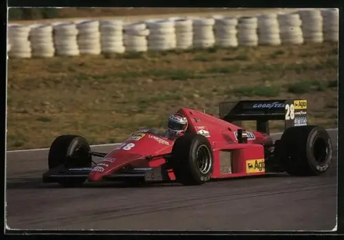 AK Ferrari bei einem Autorennen