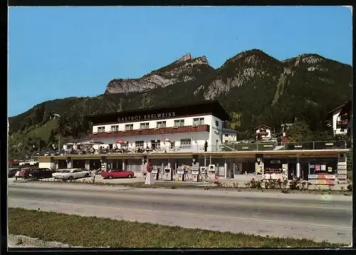 AK Maurach am Achensee, Raststätte Gasthof Edelweiss, Bes. Familie Schwaiger