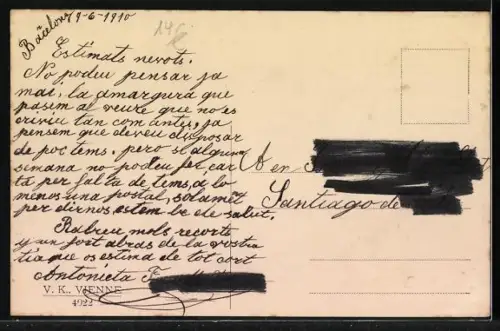 Künstler-AK Frauen grüssen aus einem Auto