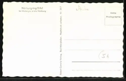 AK Autorennen auf dem Nürburgring