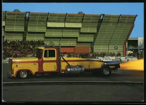 AK Lastkraftwagen mit Jet-Motor