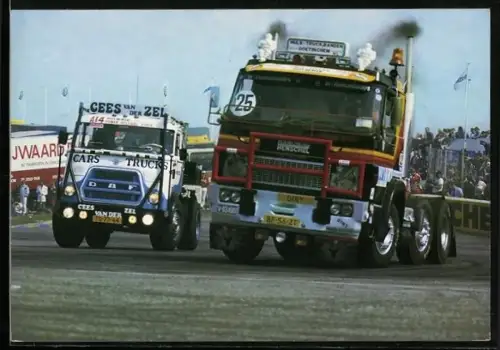 AK Lastkraftwagen beim Rennen