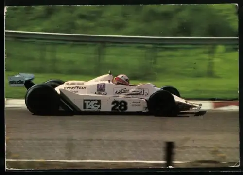 AK Clay Regazzoni im Williams FW 07 auf der Rennstrecke