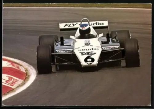 AK Williams bei einem Autorennen