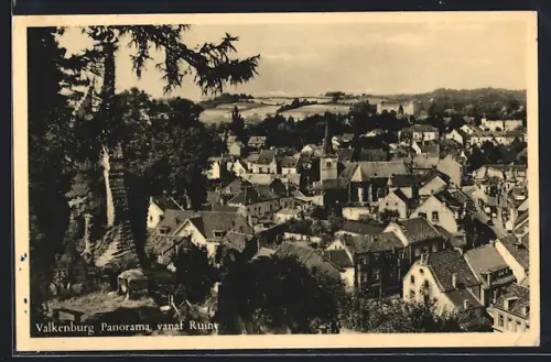 AK Valkenburg, Panorama vanaf Ruine