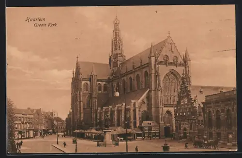 AK Haarlem, Groote Kerk, Fuhrwerk