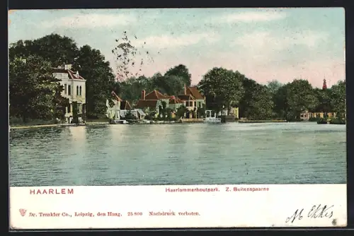AK Haarlem, Haarlemmerhoutspark, Z. Buitenspaarne