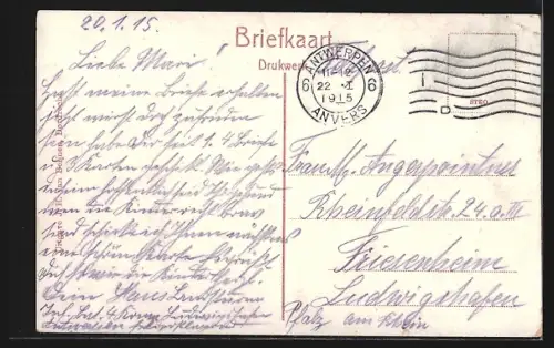 AK Moerdijk, Spoorbrug over het Hollandsch Diep nabij Moerdijk