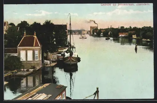 AK Zaandam, Gezicht op binnenzaan