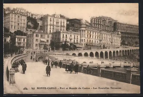 AK Monte-Carlo, Port et Montée du Casino, Les Nouvelles Terrasses