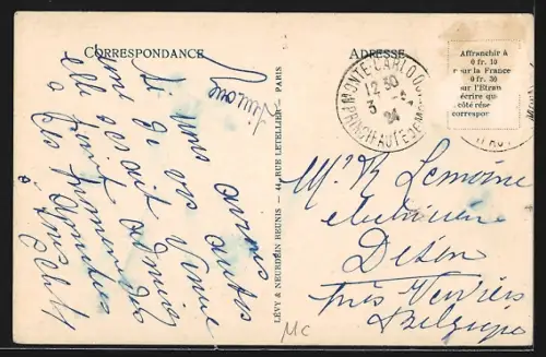 AK Monte-Carlo, Vue prise de Monaco