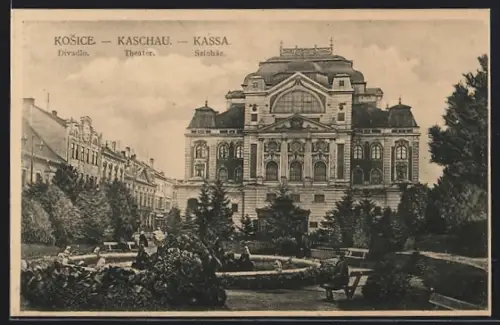AK Kosice / Kaschau / Kassa, Divadlo, Theater, Szinhaz