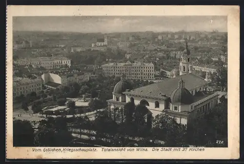 AK Wilna, Blick auf die Stadt