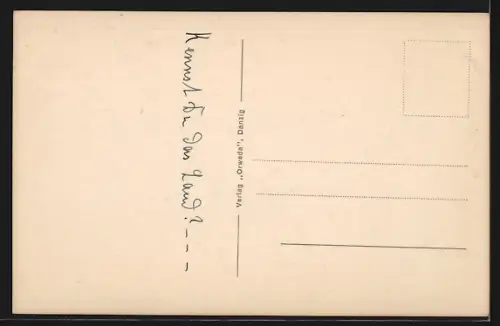 AK Danzig / Gdansk, Grosse Allee mit Strassenbahn