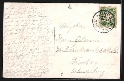 AK München, Sendlingertor-Platz mit Strassenbahn