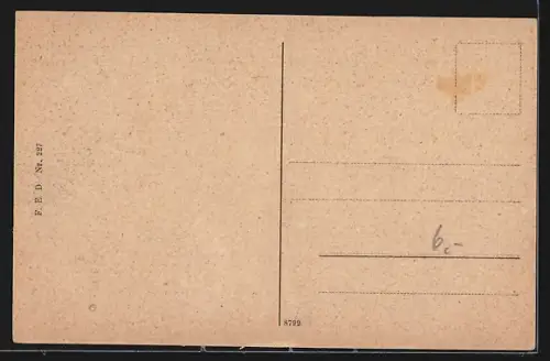 AK Düsseldorf, Hofgartenstrasse mit Strassenbahn