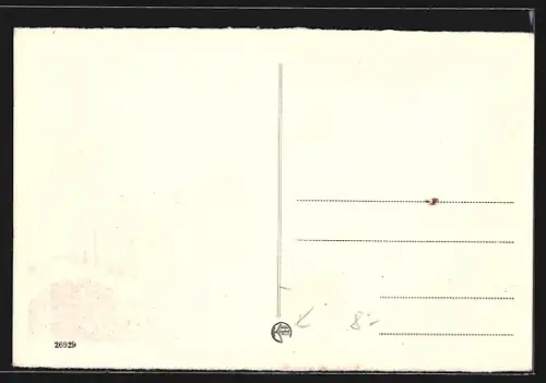 AK Wien, Verkehrsbüro und Karlskirche mit Strassenbahn