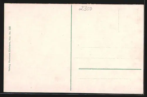 AK Kiel, Stadttheater und Rathaus, Strassenbahn