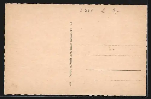 AK Kiel, Strassenpartie am kleinen Kiel mit Strassenbahn