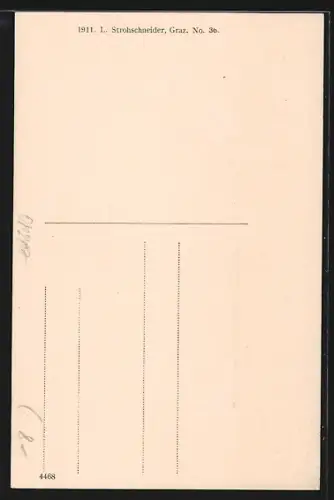 AK Graz, Herrengasse mit Strassenbahn