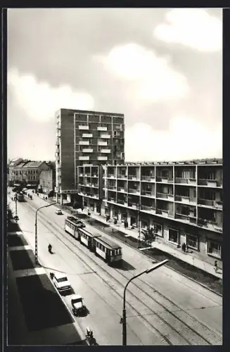 AK Miskolc, Bajcsy Zsilinszky ut, Strassenbahn