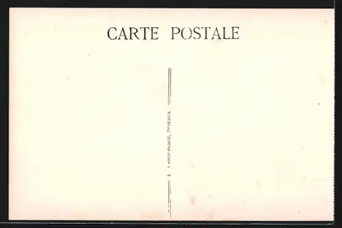 AK Orléans, Place du Martroi, Strassenbahn