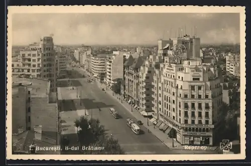 AK Burcuresti, B-dul Bratianu, Strassenbahn