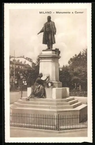 AK Milano, Monumento a Cavour