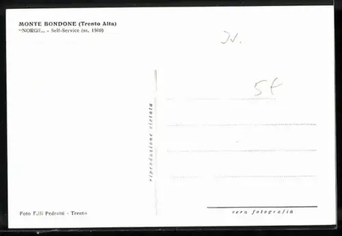 AK Monte Bondone /Trento Alta, Norge, Self-Service