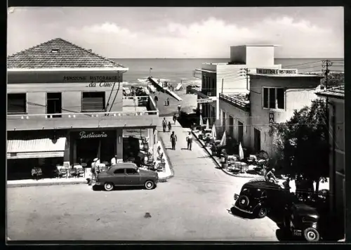 AK Gabicce Mare, La spiaggia vista dalla Pensione Adriatica