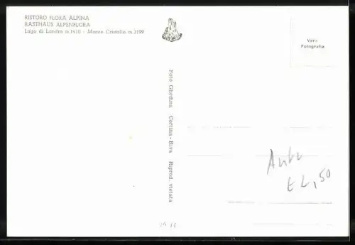 AK Lago Landro, Ristorio Flora Alpina